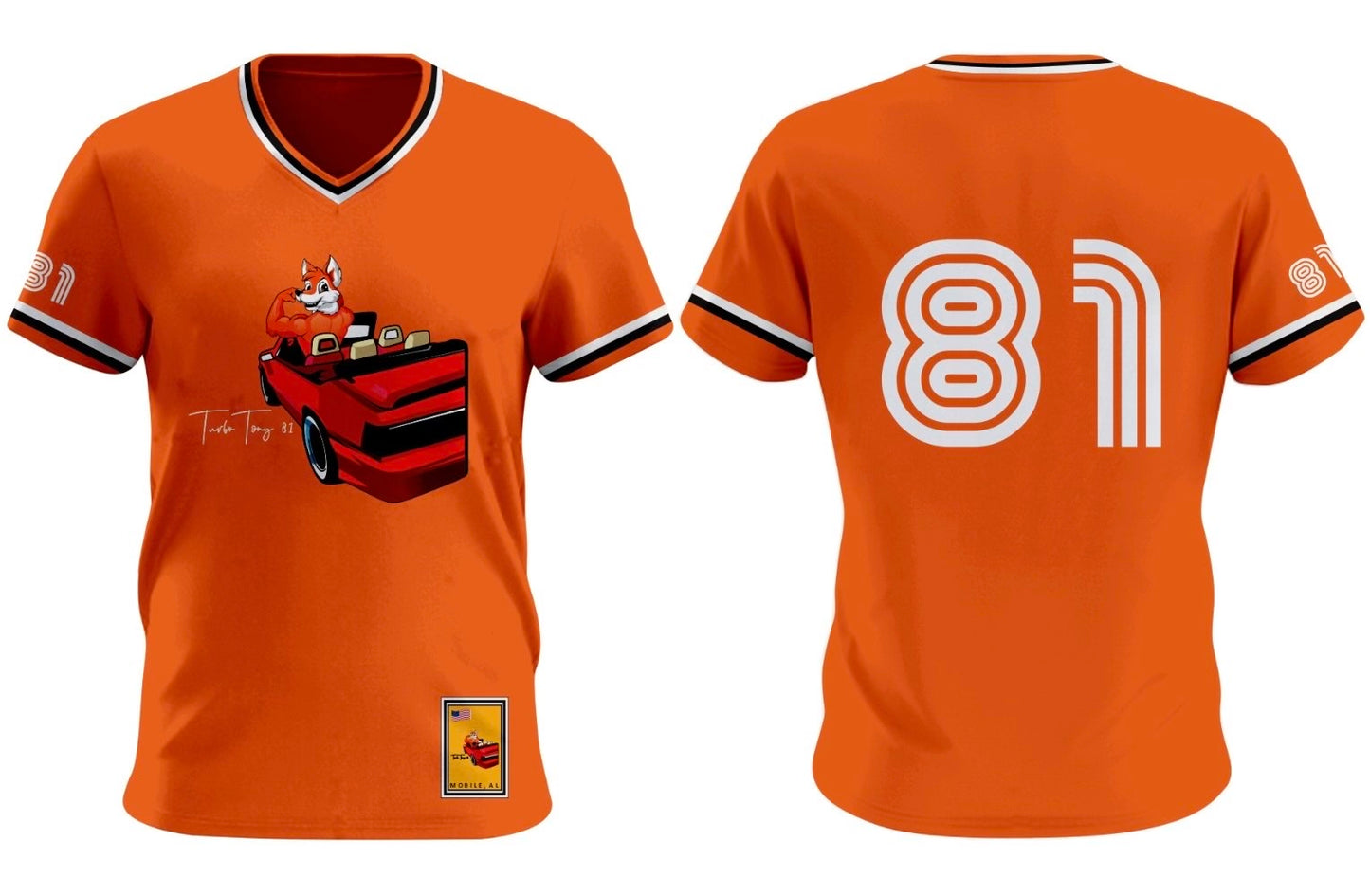 Turbo Tony Jersey- Orange